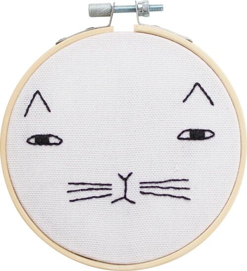 Mog The Cat Donna Wilson Embroidery Hoop Kit