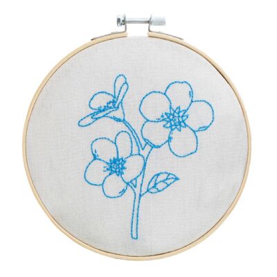 Kit telaio da ricamo Forget Me Not