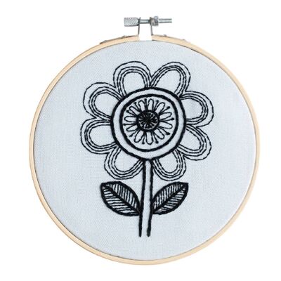 Flower Jane Foster Embroidery Hoop Kit