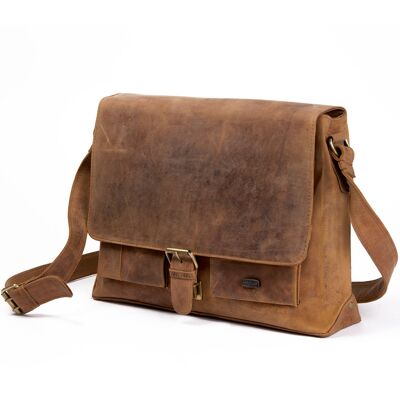 Antic Messenger Bag L - brown