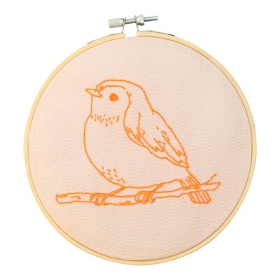 Robin Embroidery Hoop Kit