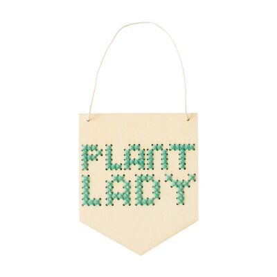Kit de tablero de bordado Plant Lady