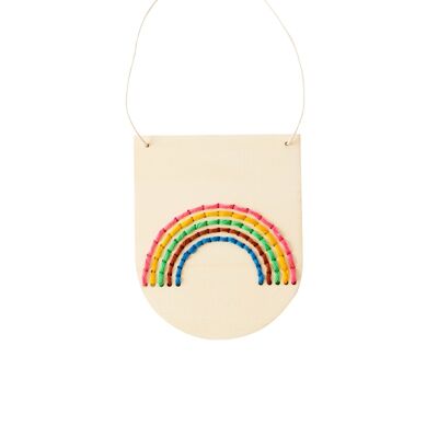 Regenbogen-Stickbrett-Kit