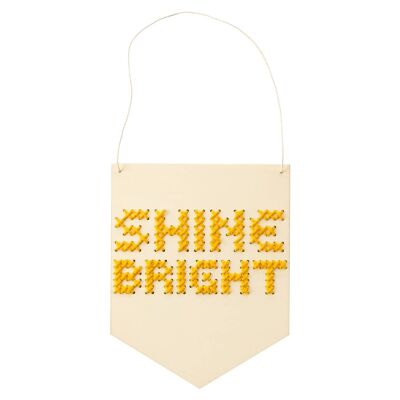 Shine Bright-Stickbrett-Kit