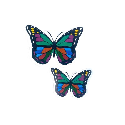 Colourful Butterfly Die Cut Stickers