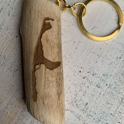 Key ring with desired graphic