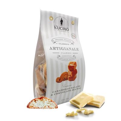 SALTED CARAMEL AND WHITE CHOCOLATE CANTUCCINI - 200g