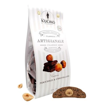 CANTUCCINI MIT SCHOKOLADE UND HASELNUSS - 200g