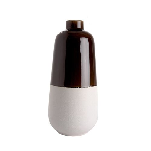 Majan-Vase Ceramique Fume Xl