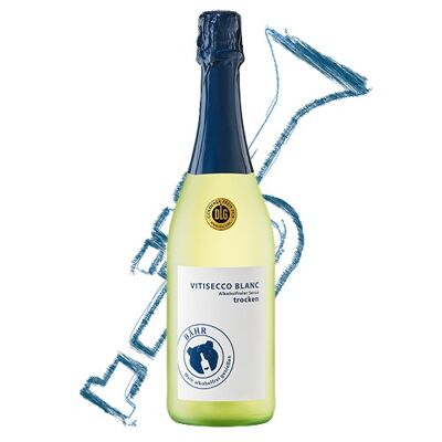 VITISECCO BLANC dry - vino espumoso sin alcohol / sin alcohol Secco