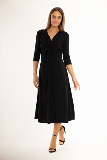 robe midi noire 1