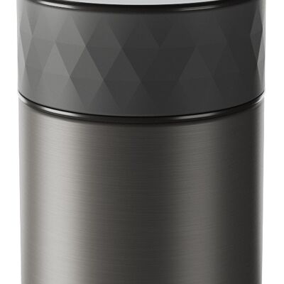 Insulated food vessel, ENDLESS FOOD MUG - black