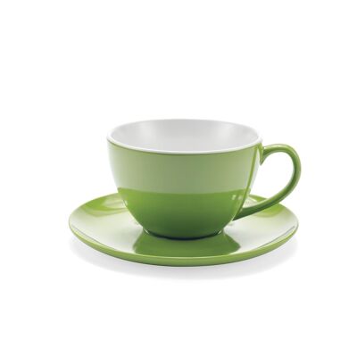 Jumbo Mug Oliva - tazza con piattino