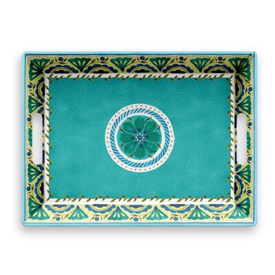 Rectangular tray. with handles