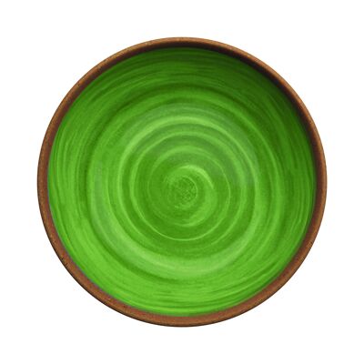 Natural Green Soup Plate