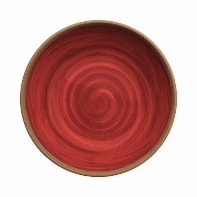 Deep Plate Natural Red