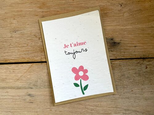 Carte amour toujours rose