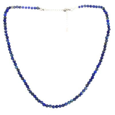 Halskette Lapislazuli-Perlen 4 mm