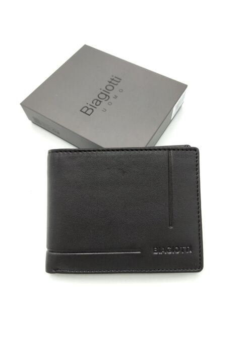 Genuine leather wallet for men, Brand Laura Biagiotti, art. LB764-06.290