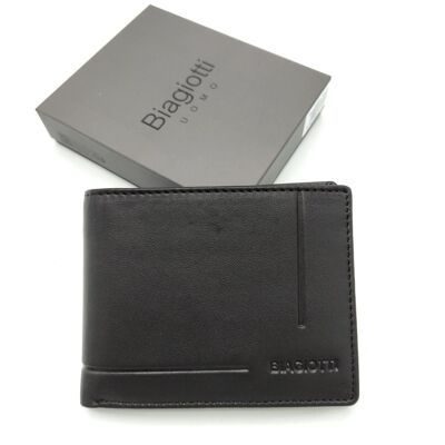 Genuine leather wallet for men, Brand Laura Biagiotti, art. LB764-06.290