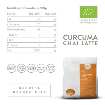 CURCUMA CHAI LATTE ÉCO : (500 g) SOUTHGARDEN 2