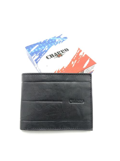 Genuine leather wallet for men, Brand Charro, art. CAGL1123.422