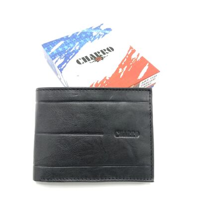 Genuine leather wallet for men, Brand Charro, art. CAGL1123.422