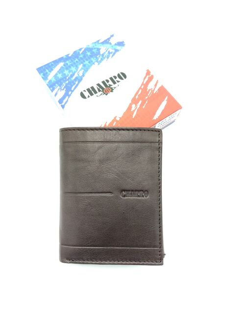 Genuine leather wallet for men, Brand Charro, art. CAGL1379.422