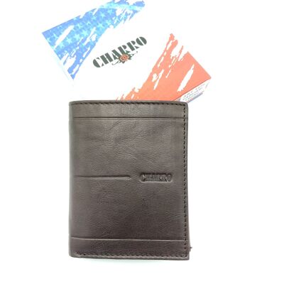 Genuine leather wallet for men, Brand Charro, art. CAGL1379.422