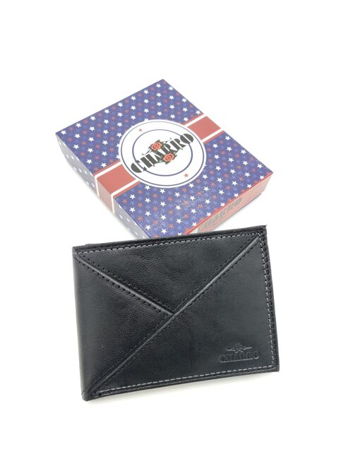 Genuine leather wallet for men, Brand Charro, art. IMER1123.422