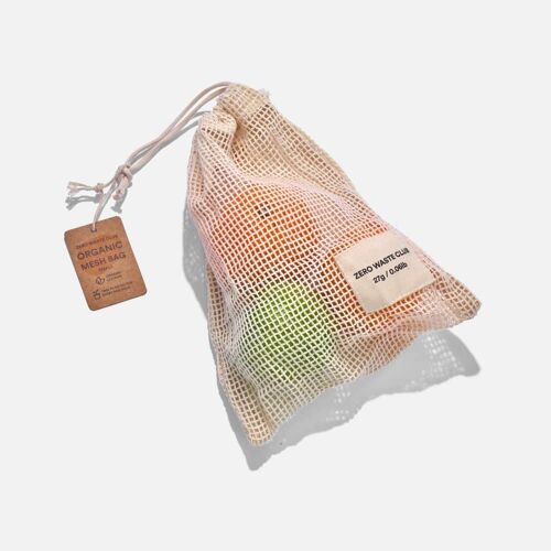 Organic Cotton Mesh Bag - 3 Sizes Available