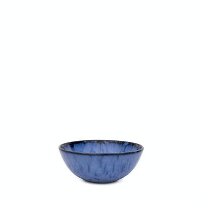 Ceramic Amazonia cereal bowls from Portugal in blue