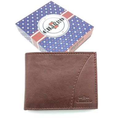 Genuine leather wallet for men, Brand Charro, art. ISPI1123.422