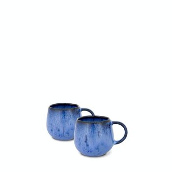 Tasses à expresso en céramique Amazonia du Portugal en bleu 7