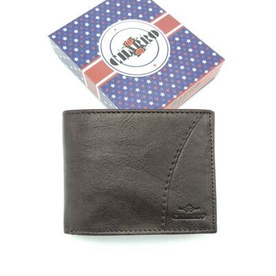 Genuine leather wallet for men, Brand Charro, art. ISPI1373.422