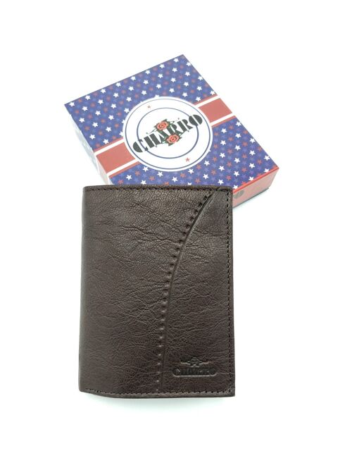 Genuine leather wallet for men, Brand Charro, art. ISPI1379.422