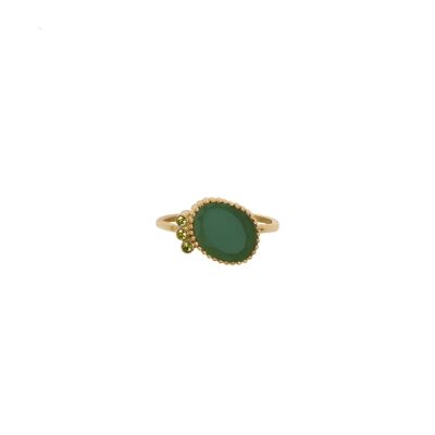 Thalassa Ring - Green Onyx
