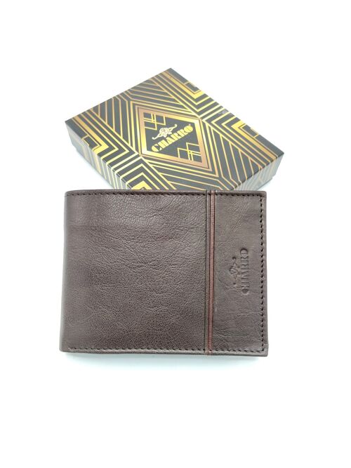 Genuine leather wallet for men, Brand Charro, art. ITTI1373.422