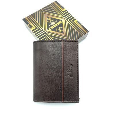 Genuine leather wallet for men, Brand Charro, art. ITTI1379.422