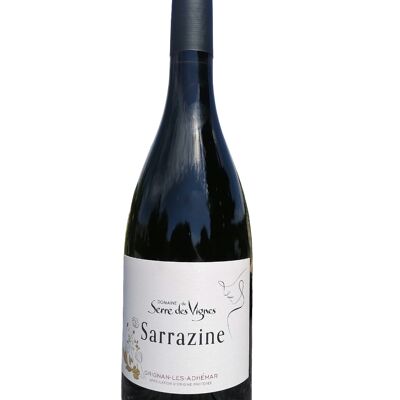 Sarrazine organic red wine - Syrah Viognier