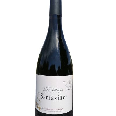 Sarrazine vin rouge bio Syrah 90% -Viognier 10%