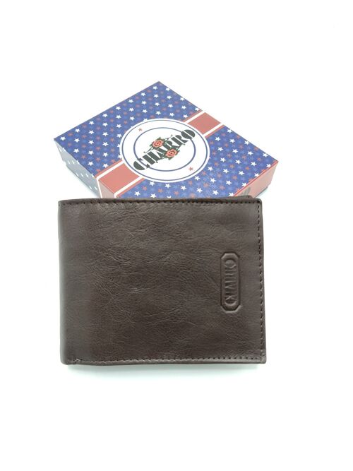 Genuine leather wallet for men, Brand Charro, art. PIS1373.422