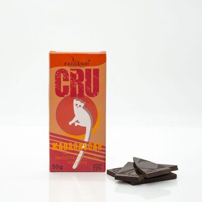 Dunkle Schokolade CRU Madagaskar 72%
