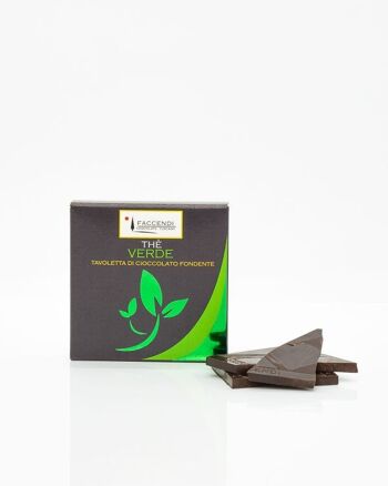 Chocolat Noir 70% au Thé Vert 1