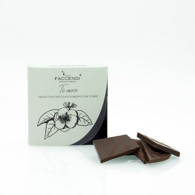 Dark Chocolate 70% with Black Tea