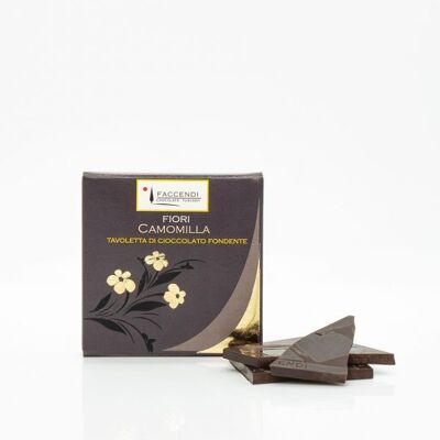 70% Dark Chocolate and Chamomile Flowers