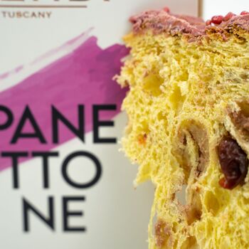 Panettone artisanal au chocolat Ruby, cerises noires et framboises 3