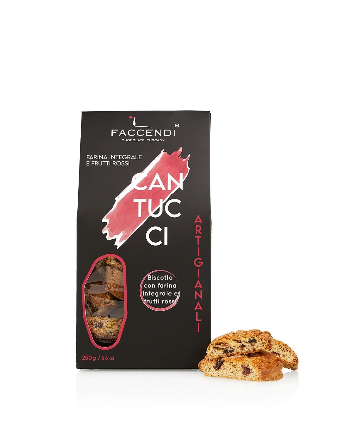 Cantucci mit roten Früchten