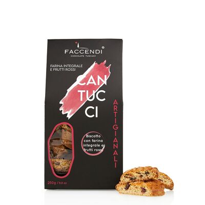 Cantucci with red fruits