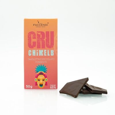 Tablette de chocolat noir Grand CRU Chimelb 65% 50g